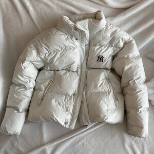 MLB New York Yankees Down Jackets Cream, XS